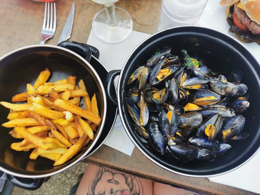 Moule Marinière Frites Maison Cuit 2 Fois